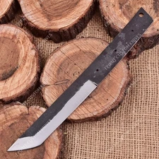 11'' 1095 High Carbon Steel Knife Blank Blade DIY Bushcraft Hunting Knife Making