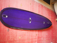 Vintage Donald Takayama Hard Top Purple Surfboard