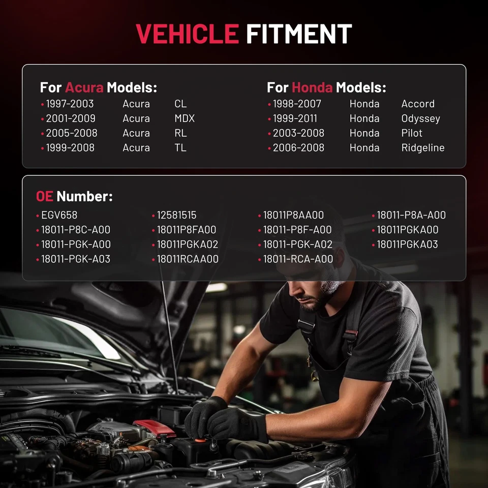 EGV658 EGR Valve w/Gasket for Acura MDX 2001-2006 Acura RL 2005-2008 Foto 4 de 4