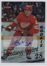 2025-26 Fleer Ultra Rookies Rainbow Foil Michael Brandsegg-Nygard #175 Auto 0he