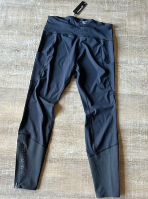 Norrona Senja Equaliser Running Tights Mens L Black Trail Running Pants NWT