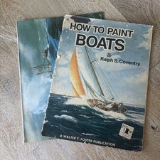 A Lot Of Two Walter Foster Vintage Art Books How To Paint Boats