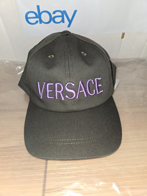 VERSACE キャップ 帽子 59 VERSACE キャップ 帽子 59 Versace Embroidered Logo Cotton Drill