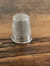 STERLING SILVER THIMBLE Birmingham 1899