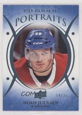 2018 Upper Deck UD Portraits Rookies Platinum Blue 14/25 Noah Juulsen #P-72 01ks