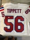 Tippett HOF New England Patriots Autographed Original Football Jersey - JSA