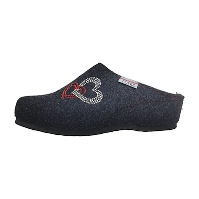 Tofee Damenschuhe Hausschuhe Grau Freizeit