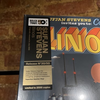 Sufjan Stevens Illinois Vinyl Rough Trade 50 Splatter /2500- in hand