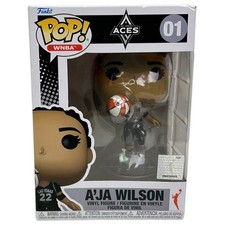 Funko Pop A'ja Wilson #01 Vinyl Figure WNBA Las Vegas Aces Basketball