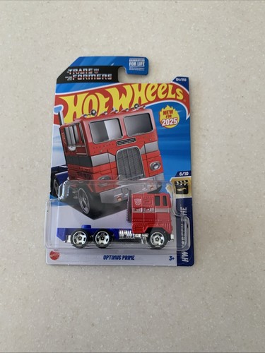 2025 HOT WHEELS F CASE TRANSFORMERS OPTIMUS PRIME HW SCREEN TIME 6/10 - Picture 1 of 4