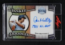2025 Leaf A Bronx Legacy Silver Prismatic 4/35 Don Mattingly #YD-DM1 Auto 2a5
