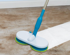 High Street TV Floating Cordless Spinning Mop Rechargeable 100RPM Dual - USED
