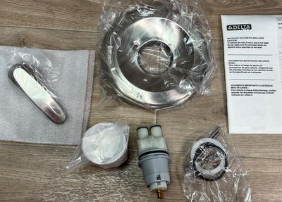#ad Delta BT13010 SS Foundations 13 Single Function Pressure Balanced Trim Stainless $49.99