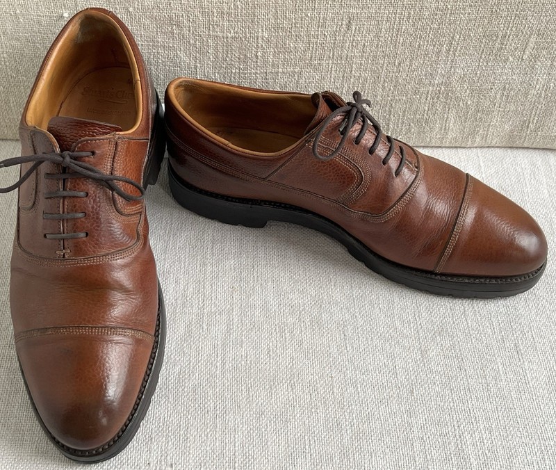 Stuart’s Choice Grenson Masterpiece Cap Toe Oxfords Vibram Gumlite Sole US 8 D