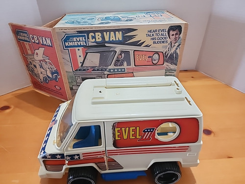 Grail Rare Ideal Evel Knievel CB Van 1977 Vintage READ