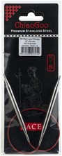 ChiaoGoo Red Lace Stainless Circular Knitting Needles 16"-Size 10/6mm