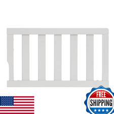 Dream On Me Convertible Crib Toddler Guard Rail, Grey - Solid Wood