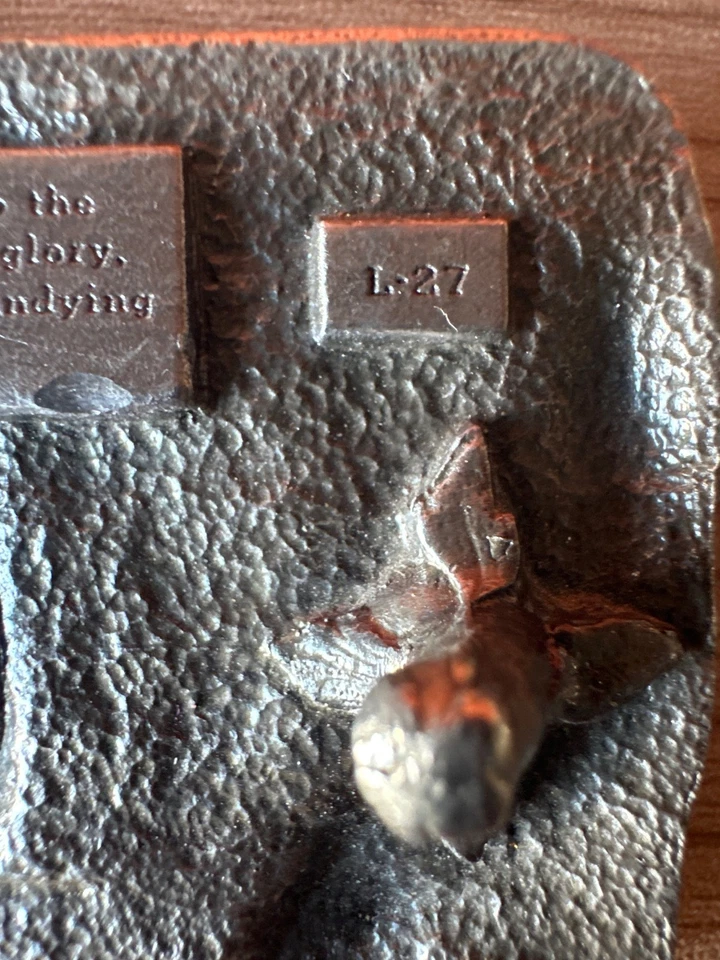 Hebilla de cinturón de metal vintage 1983 Siskiyou Buckle Co. Foto 3 de 4