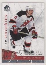 2006-07 SP Authentic SP Notables 962/999 Scott Stevens #134 HOF 0a3