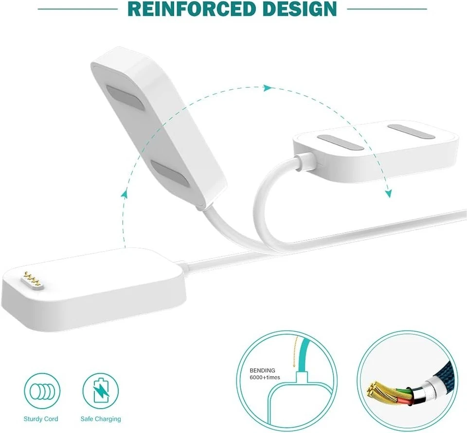 2 PACK Charger Docks Compatible with Gizmo Watch 3/2/1 3.3Ft USB - Image 2 of 4