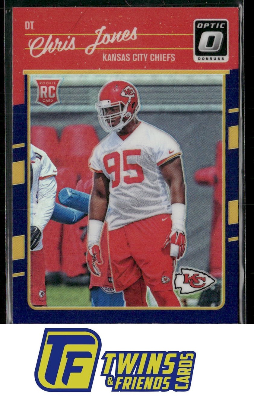 2016 Donruss Optic #109 Chris Jones Purple