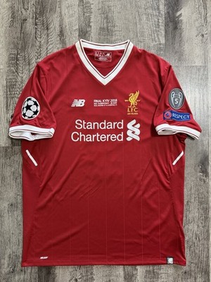 Roberto Firmino Liverpool New Balance 17/18 Jersey Final Size XL