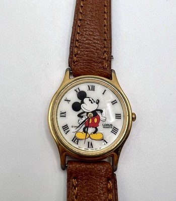 Vintage Mickey Mouse Disney Lorus Watch Quartz V500-7A30 New Battery