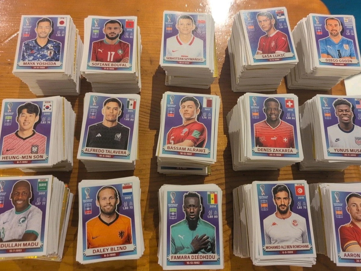 FINISH YOUR ALBUM Panini FIFA World Cup 2022 Qatar Stickers - 5 x