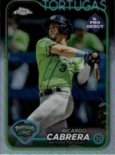 2024 Topps Pro Debut Ricardo Cabrera #PDC-84 Chrome Daytona Tortugas 21C