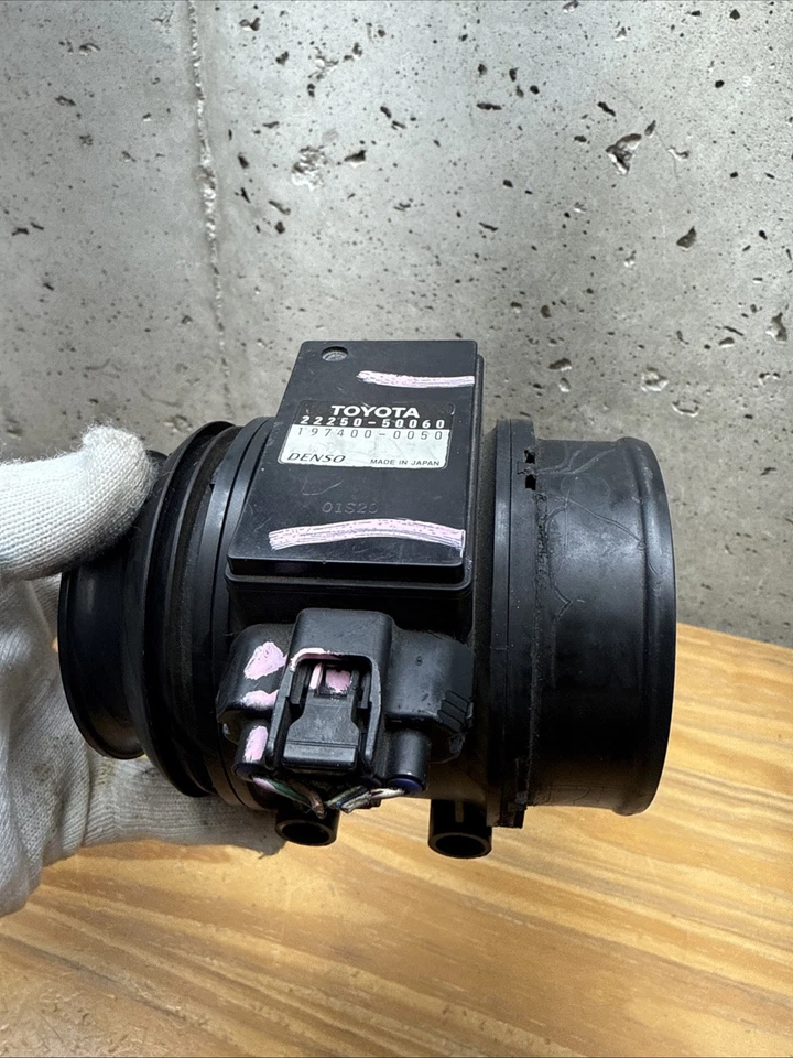 Sensor de flujo de aire másico Toyota Supra Lexus LS400 93-98 OEM 22250-50060 construido en Japón Foto 3 de 4