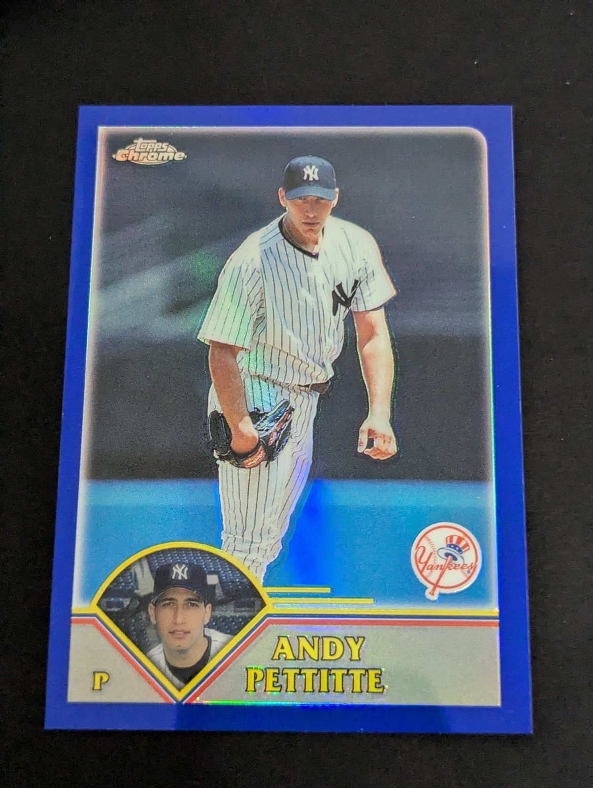 2003 Topps Chrome Refractors Andy Pettitte /699 New York Yankees #322