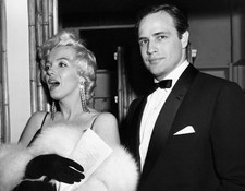 Marlon Brando Marilyn Monroe Elegant 4x6 Picture Celebrity Print