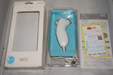White Nunchuk Controller (Nintendo Wii) Official OEM NEW Japan