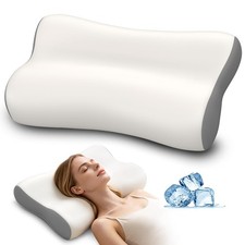 Cervical Neck Pillow - Ergonomic Side Sleeper Pillow for Neck Pain Relief, Co...