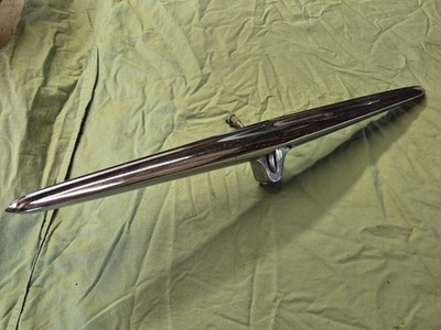1958 Edsel Corsair Citation Trunk Lock Chrome Bar Molding 