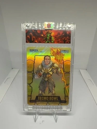 2026 Bo Jackson Battle Arena Brees (Drew Brees) Fire Gold Coin Flip #GC271