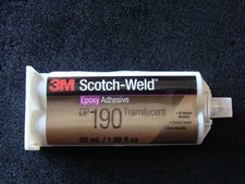 New 3M Scotch-Weld Epoxy Adhesive DP190 Translucent 50 ml./1.69 fl oz.