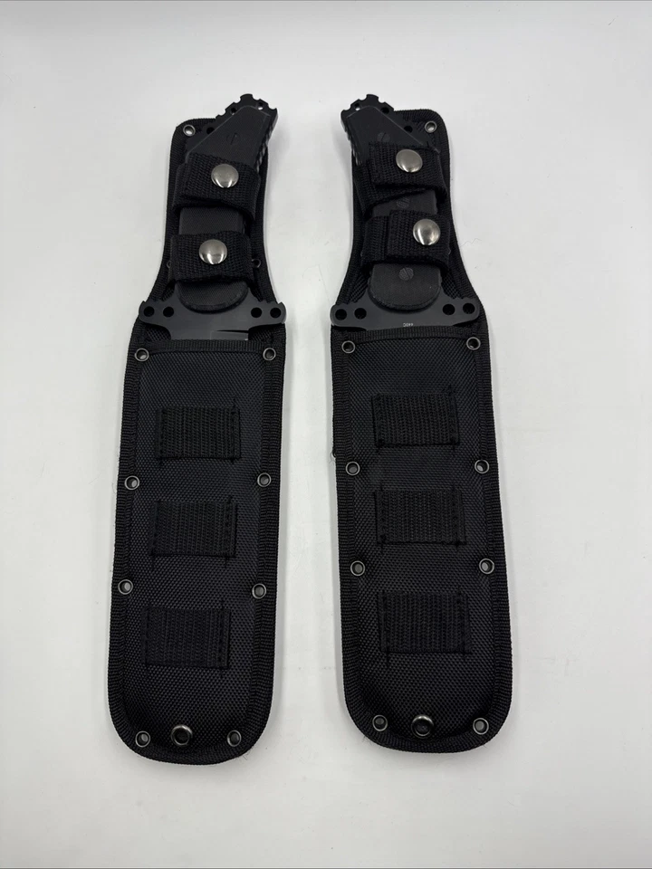 Juego de 2 Cuchillos Boker Plus Fuerzas Armadas Táctico Hoja Fija Tanto 440C Foto 2 de 4