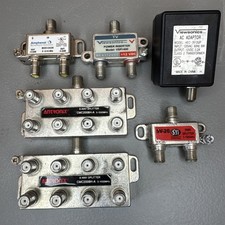 Coaxial Cable Signal Booster And Splitter Lot 8 Way Coaxial Splitter