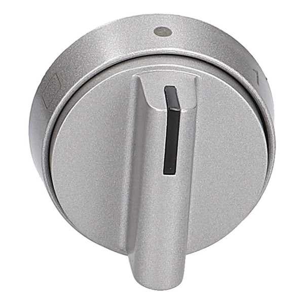 Luth Premium Profi Parts Drehknopf Silber Kompatibel Mit Amica 9070314 FüR Herd-image
