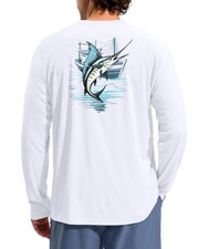 Men's Sun Protection Shirts UPF 50 Rash Guard for Men Swim Long Sleeve Hikin...