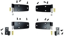 4 Ea Full Door Hinges Lower Brackets Fits 1976 To 1993 Jeep Cj And Wrangler Yj