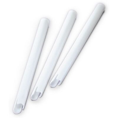 OraVac Plastic HVE Tips - White, Vented 100/Pk