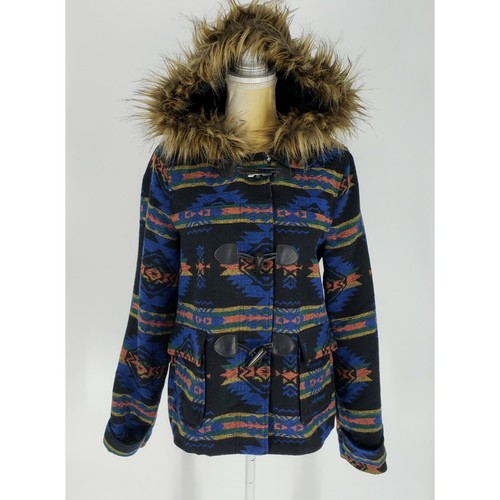 Aztec Print Jacket Toggle Buttons 