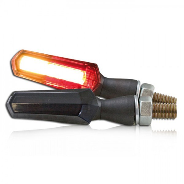 Led-Blinker RüCklichtkombi Alu Paar GetöNt E-GeprüFt Motorradblinker Blinker-image