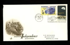 US Postal History Space / Apollo-Soyuz Splashdown 1975 VA #1371+1556 Artcraft