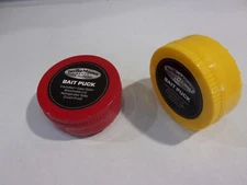 Strike Master bait puck  3 inch diameter  Choose yellow or red