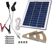 Microsolar - 10w Solar Panel Charging Kit For 12v Battery /// Plug & Play /// So on sale Microsolar - 10w Solar Panel Charging Kit For 12v Battery /// Plug & Play /// So on sale