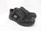 SKECHERS WORK Men's Aluminum Toe SP Athletic Work Shoe 99999068 Black 8M