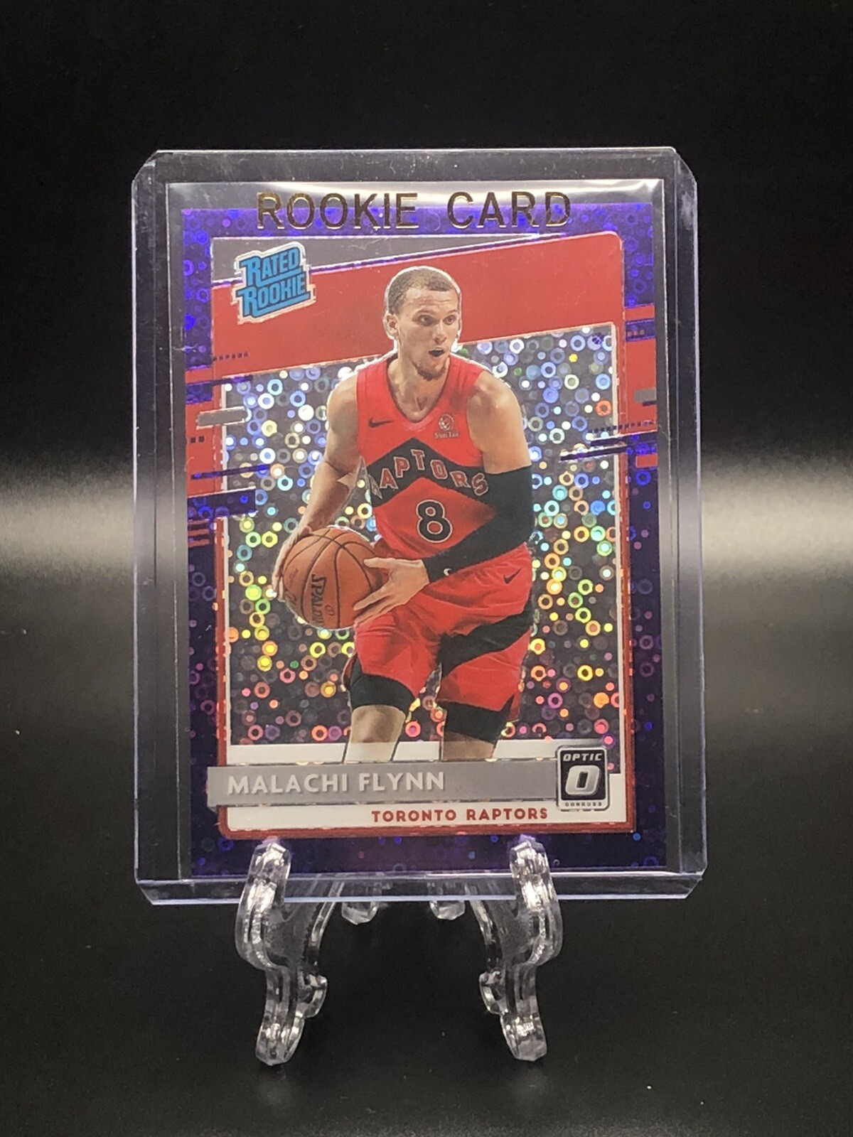 Malachi Flynn 2020-21 Donruss Optic Fast Break Purple Rated Rookie #179 /95